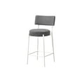 thumbnail image 1 of Monarch Specialties Barstool, Counter Height, Set Of 2, Kitchen, Black Leather Look, Black Metal, Contemporary, Modern, 1 of 3