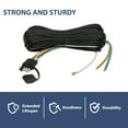 thumbnail image 6 of 22Ft 5 Wire 4 Pin Flat Trailer Wiring Harness Kit Wishbone Style for Boat ATV Trailer Tail Light, 6 of 10