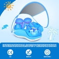thumbnail image 4 of Flotador de piscina para bebés LAYCOL con toldo solar UPF50+ de 3 a 36 meses, 4 of 7