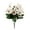 White, variant on Farfi 1Pc Artificial Flower Pansy Garden DIY Stage Party Home Wedding Craft Decoration (Yellow)