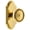 Lifetime Brass, variant on Grandeur Arcsol_Prv_234 Arc Solid Brass Privacy Door Knob Set - Brass