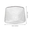 thumbnail image 4 of OULII 2pcs hood grease filter replacement Aluminum Silver for Restaurant Needs, 4 of 8