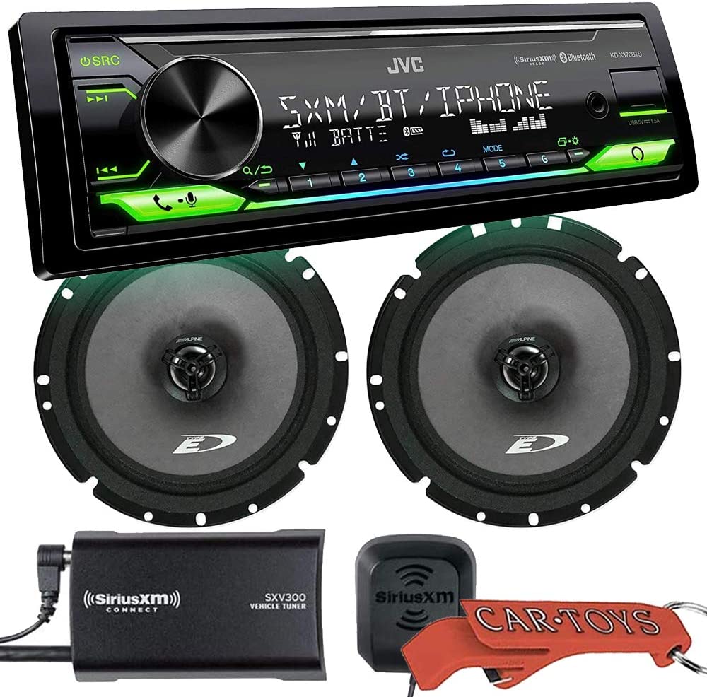 JVC KDX370BTS Digital Media Receiver with Sirius XM Tuner and Premium