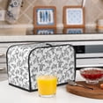 thumbnail image 5 of Rateoe Lavender Flowers Pattern Toaster Covers 2 Slice Wide Slot,Bread Machine Cover,Bread Dust Cover & Fingerprint Protection,Appliance Covers, 5 of 7