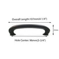 thumbnail image 2 of Modket MH1612 Traditional Classic Kitchen Cabinet Pull Handle — 4-1/4" Overall Length, 3-3/4" (96mm) Hole Centers, Oil Rubbed Bronze — 50 Packs, 2 of 4