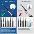 thumbnail image 2 of LinenLoon Replacement Toothbrush Heads Compatible with 507/508/515/551/917 / D7 / D8 / 959.White.5 Count, 2 of 5