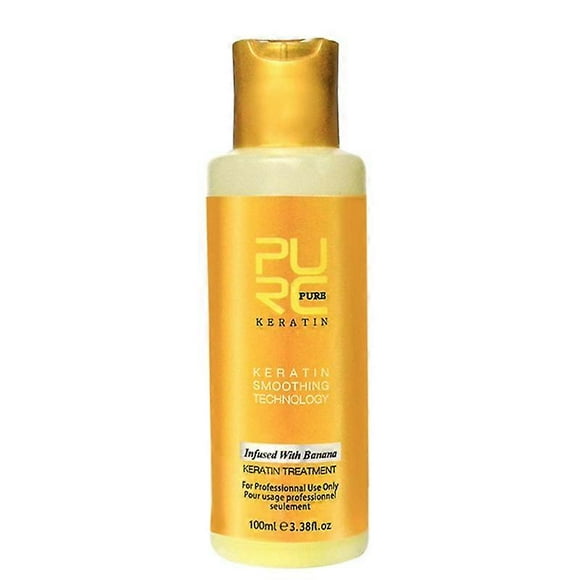 PURC 12% Banana Flavor Keratin Treatment Straightening Hair Repair Damage Frizzy Hair Brazilian