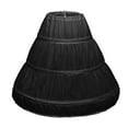 thumbnail image 1 of Enagua de 3 aros Slip Girls Hoops Pannier Enagua Falda Bullicio Enagua Jaula Falda de aro Enagua para vestido Fiesta de graduación , 45CM, 1 of 8