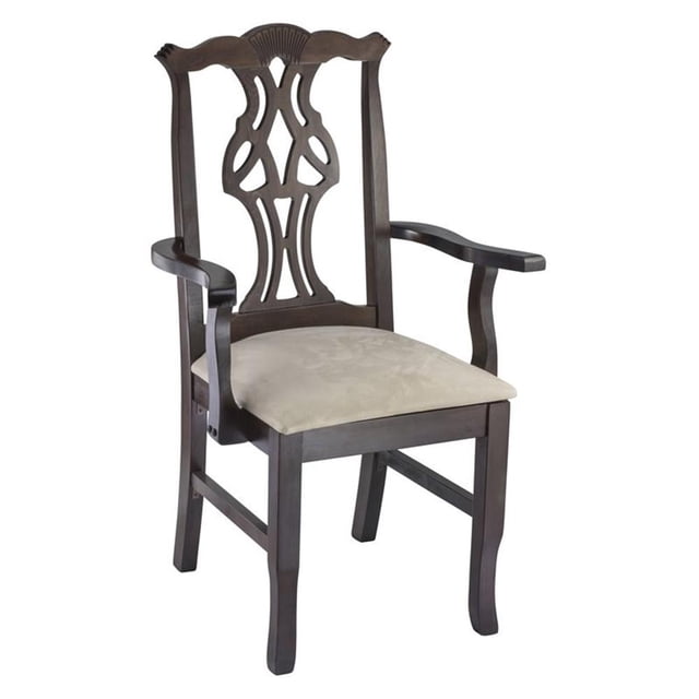 Fauteuil Chippendale en Noyer