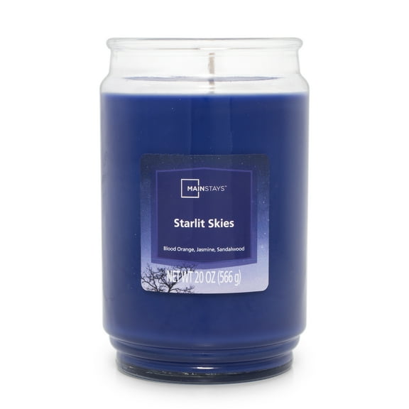 Mainstays Starlit Skies Scented Single Wick Candle, 20 oz.