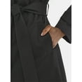 thumbnail image 4 of Time and Tru Women's Belted Trench Coat, Midweight, Sizes XS-2X, 4 of 5