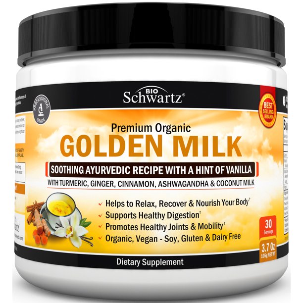BioSchwartz Premium Organic Golden Milk Powder For Relaxation