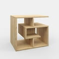 thumbnail image 5 of Ada Home Decor Furniture Oak 3 Tier Briscoe Modern Side Table, 5 of 6