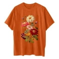 thumbnail image 7 of Drses Wildflowers Shirt for Women Oversized Floral Loose T Shirts Graphic Tees Flower Plant Shirts Womens Tops, 7 of 7