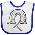 thumbnail image 3 of Inktastic Parkinson's Awareness Ribbon Rainbow Boys or Girls Baby Bib, 3 of 4