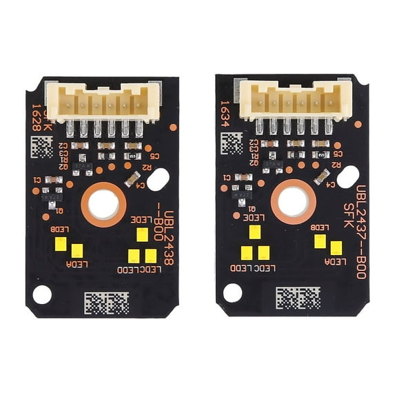 2Pcs Yellow DRL LED Boards for BMW 5 Series G30 F90 M5 Headlight Angel Eyes, Replaces 63117214939 63117214940