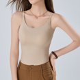 thumbnail image 5 of Nmnitkp Women's Pajamas Summer Breathable Round Tie Chest Pad With Suspender Sleeveless Plus Size Top Pajamas, 5 of 9