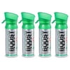 Boost Oxygen 3 Liter Canned Oxygen Bottle w/Mouthpiece, Natural (4 Pack)