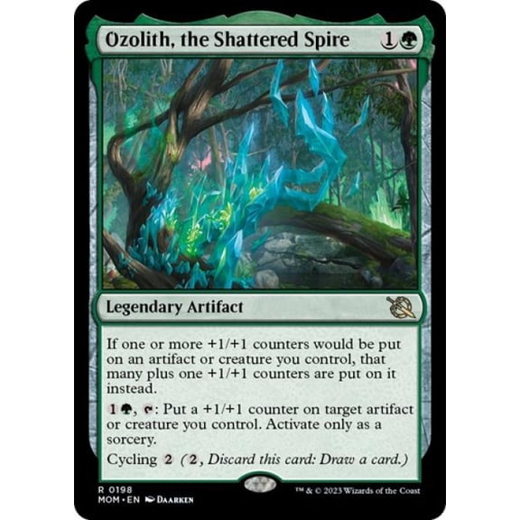Magic the Gathering - March of the Machine - Ozolith, the Shattered Spire Near Mint
