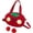 Red, variant on JennyShop Unique Tote Bag, Trendy Canvas Shoulder Handbag for Women, Lovely Tomato Shape Crossbody Bag