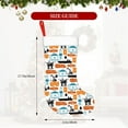 thumbnail image 4 of Balery Industrial Transportations Pattern Christmas Stockings with Initials, 18" Large Knit Christmas Stocking,Xmas Stocking for Kids, Holiday and Family Stocking, 4 of 7