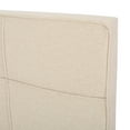 thumbnail image 4 of Noble House Abdullah Contemporary Upholstered King/California King Headboard, Beige, Black, 4 of 9