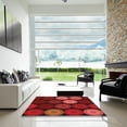 thumbnail image 7 of Ahgly Company Machine Washable Indoor Square Transitional Red Area Rugs, 8' Square, 7 of 7