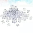 thumbnail image 5 of OFFIGAM Set of 36 Transparent Acrylic , 0.8 x 0.8 x 0.8 inch Reusable Fake Ice for Drinks and Beverages, 5 of 10