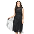 thumbnail image 5 of Falda midi de tul con lunares Roman Fashion /Juvenil, 101 (Negro) negro M, 5 of 5