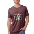 thumbnail image 1 of CafePress - Go Go Power Rangers Group Sho Men's Deluxe T Shirt - Mens Tri-blend T-Shirt, 1 of 1