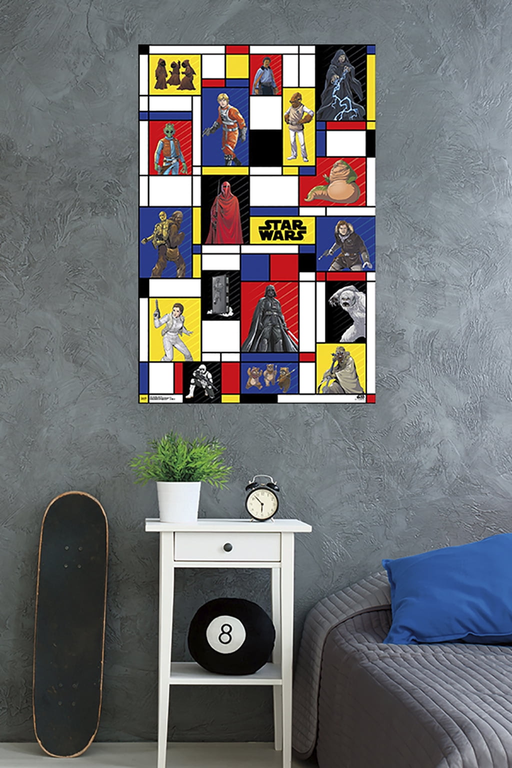 Star Wars - Pop Grid Poster and Poster Clip Bundle