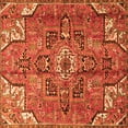 thumbnail image 1 of Ahgly Company Indoor Square Persian Orange Traditional Area Rugs, 8' Square, 1 of 1