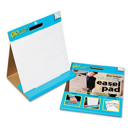 Pacon GoWrite! Dry Erase Table Top Non-Adhesive Easel Pad - 16 x 15 - 4 10-Sheet Pads/CT