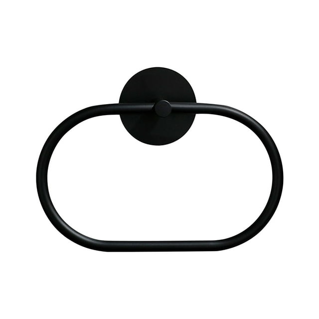 XYAIYT Stainless Steel Bathroom Towel Ring No Punching Required Modern Hanging Rack for Wet Towels Space Saving Strong Bearing Capacity Smooth Edges for Child Safety Multi Room Use