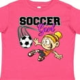 thumbnail image 4 of Inktastic Soccer Girl Girls Toddler T-Shirt, 4 of 5