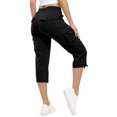 thumbnail image 6 of FRSASU Women's Sport Capris Pants Loose Fit Casual Hiking Pants Lightweight Quick Dry Travel Pants for Women with Pocket Black XL(XL), 6 of 8