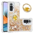 thumbnail image 1 of Funda para Xiaomi Redmi Note 10 PRO/NOTE 10 PRO MAX con Brillo Líquido Flotante, Purpurina, Parachoques y Anillo Giratorio Soporte, 1 of 5
