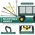 thumbnail image 4 of Garden Wagon Carts On Wheels, 1100 Lbs Capacity Heavy Duty Steel Utility Wagons Yard Carts with All Terrain Tires & Removable Sides for Lawn Garden, 4 of 8