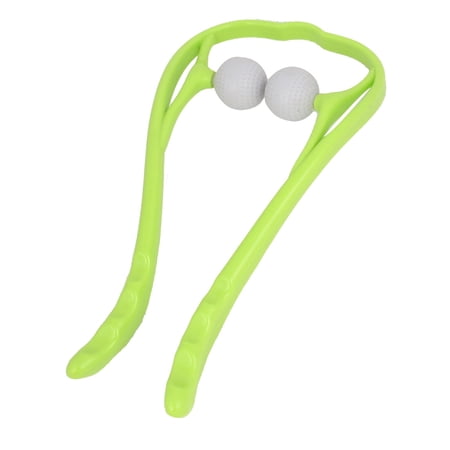 Unique Bargains Handheld Neck Cervical Vertebra Massager w Rolling Massage Ball
