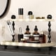 thumbnail image 4 of Organizador de baño de encimera, estante organizador de tocador de cerámica de 2 niveles for almacenamiento de maquillaje, 4 of 7