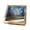 B, variant on Oil Painting Cat House with Scratching Board - Artistic Frame Cat Bed & Play Cave, Replaceable Scratch Pad, Large Comfy Hideaway for Kittens & Adult Cats