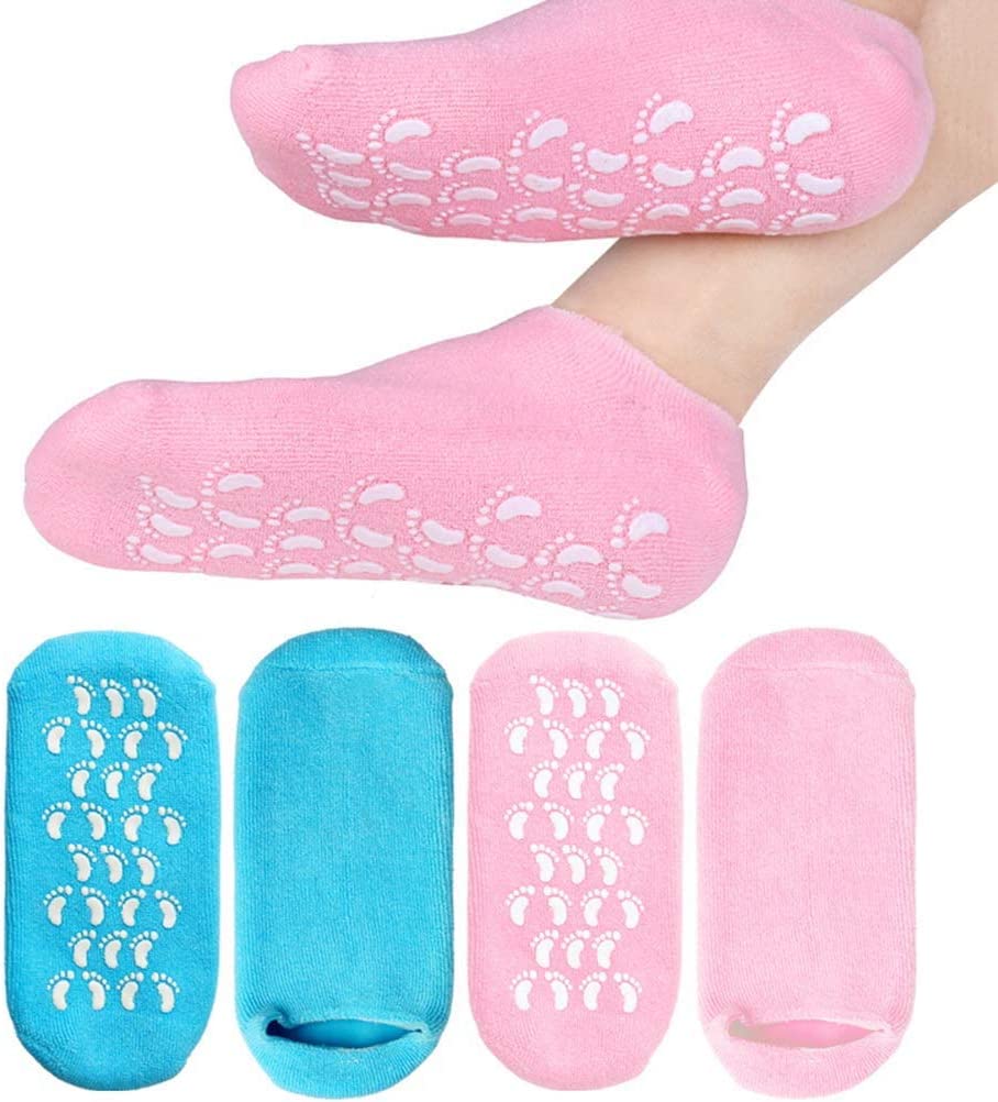 2 Pairs Moisturizing Socks, Gel Socks Soft Moisturizing Gel Socks, Gel
