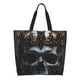 thumbnail image 1 of Balery Royal Skull With Golden Crown Bolsa Tote Estilo Estético con Cremalleras, Bolsa de Hombro, Bolsa de Compras Grande y Plegable, 1 of 8