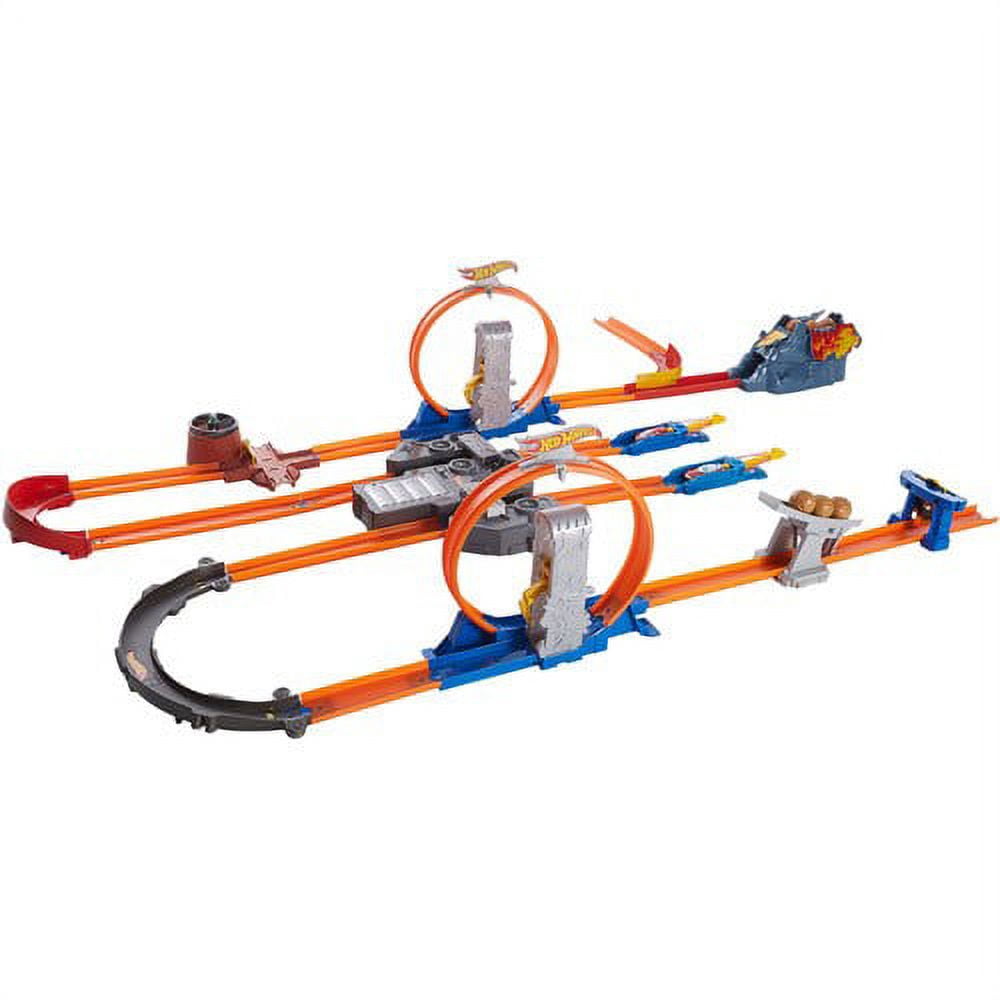 Hot Wheels Track Builder Total Turbo Takeover Track Set, Toy for Kids