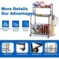 thumbnail image 4 of Arejonner Garage Sports Equipment Organizer - Rolling Ball Storage Bin with Wheels and Rope, 4 of 6