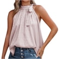 thumbnail image 2 of SMihono Hauts pour Femmes Débardeur pour Femmes Été Femme Dos Nu Col Rond Sans Manches T-Shirt à Imprimé Léopard Hauts Débardeurs pour Femmes Hauts d'Été pour Femmes, 2 of 6