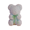 thumbnail image 2 of Loespoir Pompom Bear Plushs Toy, Valentines's Day Gift Ornament, Soft Stuffed Animal with Pompoms, For Cuddling, Shelf Decor, Gift for Her, Cute Animal Friend(Blue), 2 of 7