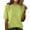 Green, variant on Women's Short Sleeve Tshirt Fashion Crew Neck Solid Color Knitted T Shirt Elegant Lightweight Pullover Top Spring 2026 Green