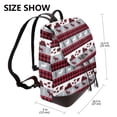 thumbnail image 2 of Ratiio Buffalo Plaid Forest Pattern Womens Backpack Purse Leather Backpack Purse for Women Travel Fashion Backpack Designer Ladies Shoulder Bags, 2 of 4