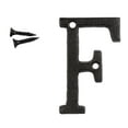 thumbnail image 1 of Panxico Hangs Home Decor Wrought Iron Decorations Creative DIY House Number Casts Iron Metal Letters F, 1 of 3